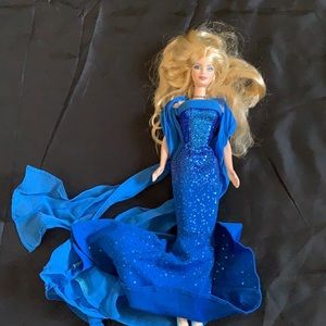 Sapphire birthstone Barbie